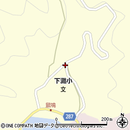 愛媛県宇和島市津島町鼡鳴133-1周辺の地図
