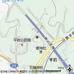 大分県津久見市平岩4003-4周辺の地図