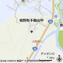 佐賀県嬉野市嬉野町大字不動山甲79周辺の地図