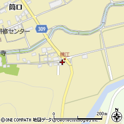 佐賀県鹿島市山浦1096周辺の地図