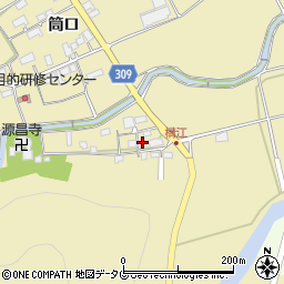 佐賀県鹿島市山浦甲-1101周辺の地図