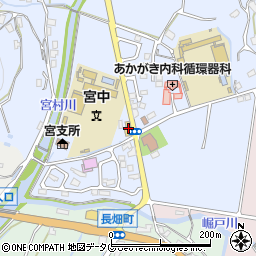 萩坂商店周辺の地図