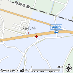 佐賀県鹿島市新方周辺の地図