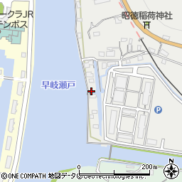 長崎県佐世保市南風崎町341-11周辺の地図