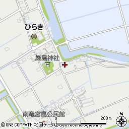 福岡県みやま市高田町黒崎開1317周辺の地図