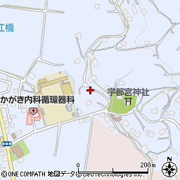 萩坂公園周辺の地図
