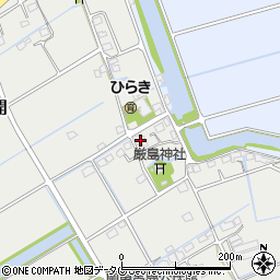 福岡県みやま市高田町黒崎開1305周辺の地図