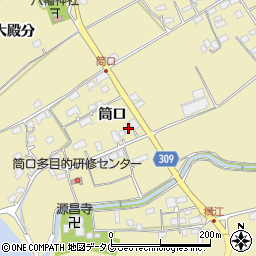 佐賀県鹿島市山浦甲-1818周辺の地図