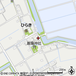 福岡県みやま市高田町黒崎開1309周辺の地図