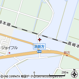佐賀県鹿島市浜町64周辺の地図