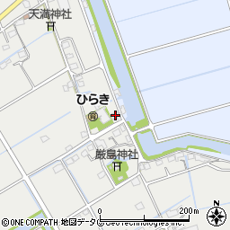 福岡県みやま市高田町黒崎開846周辺の地図