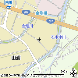 佐賀県鹿島市山浦556-2周辺の地図