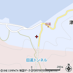 愛媛県宇和島市津島町田颪136周辺の地図