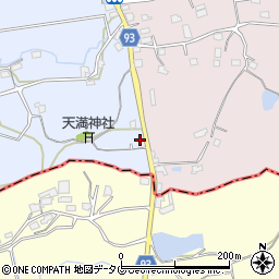 福岡県みやま市高田町下楠田2654周辺の地図