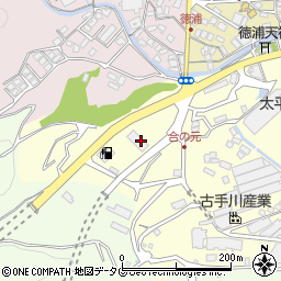 大分県津久見市合ノ元町周辺の地図