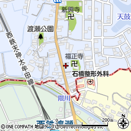 福岡県みやま市高田町下楠田1712周辺の地図