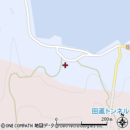 愛媛県宇和島市津島町田颪80周辺の地図