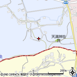 福岡県みやま市高田町下楠田2598周辺の地図