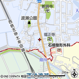 福岡県みやま市高田町下楠田1690周辺の地図