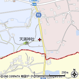 福岡県みやま市高田町下楠田2652周辺の地図