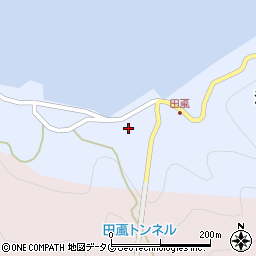 愛媛県宇和島市津島町田颪129周辺の地図
