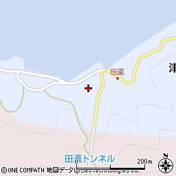 愛媛県宇和島市津島町田颪133周辺の地図
