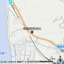 昭徳稲荷神社周辺の地図