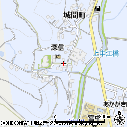 長崎県佐世保市城間町302-5周辺の地図