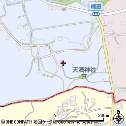 福岡県みやま市高田町下楠田2554周辺の地図