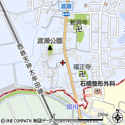 福岡県みやま市高田町下楠田1685周辺の地図