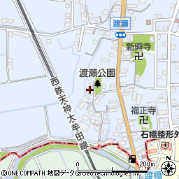 福岡県みやま市高田町下楠田1665周辺の地図
