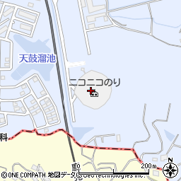 ニコニコのり株式会社　九州工場周辺の地図