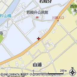 佐賀県鹿島市若殿分267-1周辺の地図