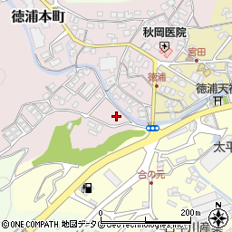 大分県津久見市徳浦本町1-15周辺の地図
