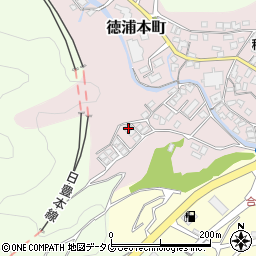 大分県津久見市徳浦本町2-16周辺の地図