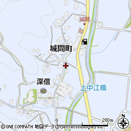 長崎県佐世保市城間町321-1周辺の地図