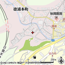 大分県津久見市徳浦本町2-14周辺の地図