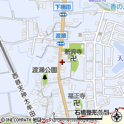 福岡県みやま市高田町下楠田1750周辺の地図