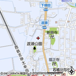 福岡県みやま市高田町下楠田1654-2周辺の地図