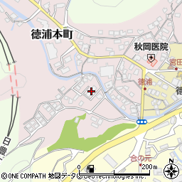 大分県津久見市徳浦本町2-9周辺の地図