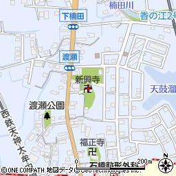 新興寺周辺の地図