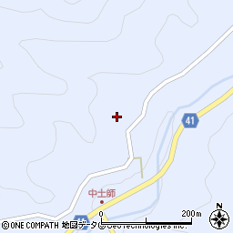 大分県豊後大野市大野町中土師604周辺の地図