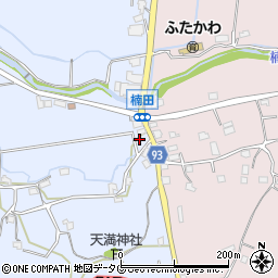 福岡県みやま市高田町下楠田2480周辺の地図