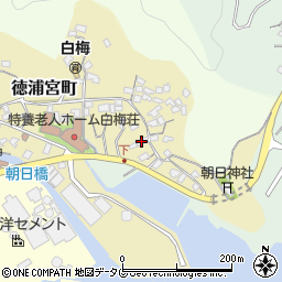 大分県津久見市徳浦宮町11-19周辺の地図