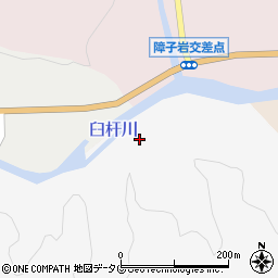 臼杵川周辺の地図