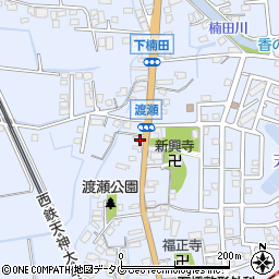 福岡県みやま市高田町下楠田1647周辺の地図