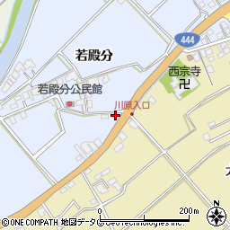 佐賀県鹿島市若殿分288-2周辺の地図