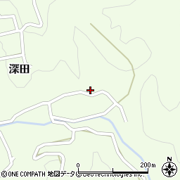 大分県臼杵市深田991周辺の地図