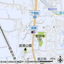 福岡県みやま市高田町下楠田1645周辺の地図