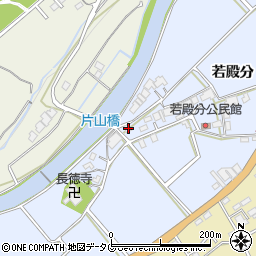 佐賀県鹿島市若殿分454周辺の地図